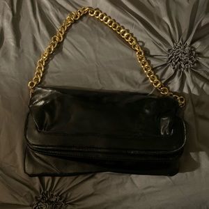 Black shoulder bag